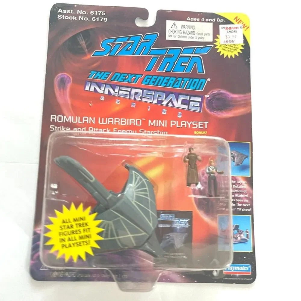 Star Trek The Next Generation Innerspace Mini Playsets Romulan Warbird New 90s